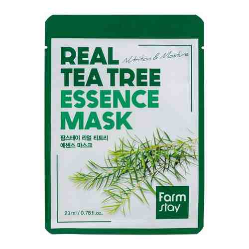 Тканевая маска для лица с экстрактом чайного дерева FarmStay Real Tea Tree Essence Mask