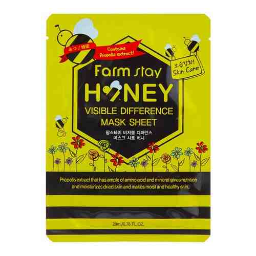 Тканевая маска для лица с экстрактом меда FarmStay Real Manuka Honey Essence Mask