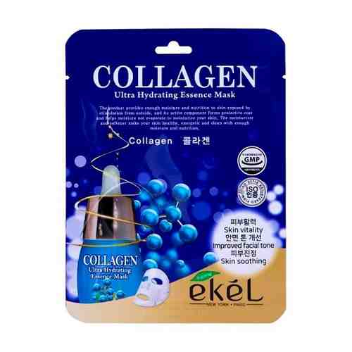 Тканевая маска для лица с коллагеном EKEL Collagen Ultra Hydrating Essence Mask 25ml