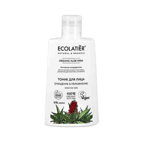 Тоник для лица ECOLATIER ORGANIC ALOE VERA очищение и увлажнение для чувствительной кожи 250 мл арт. 209523