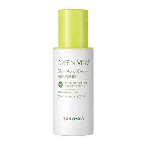 TonyMoly Увлажняющий тонизирующий крем для кожи лица с витамином С Green Vita C Glow Aura Cream 50мл