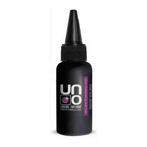 UNO Верхнее покрытие LED/UV Super Shine Top Coat, прозрачный, 50 мл