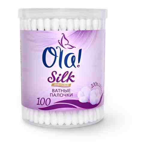 Ватные палочки Ola! Silk Sense в п/э, 600 шт. (3 х 200 шт.)