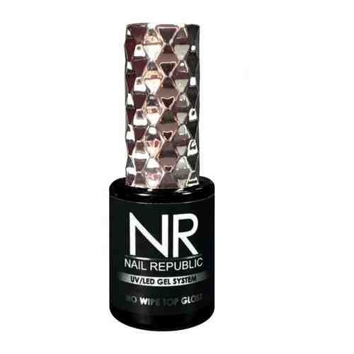 Верхнее покрытие для гель-лака без липкого слоя No Wipe Top Extreme Shine Nail Republic, 10 мл