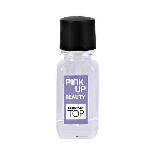 Верхнее покрытие для ногтей блеск и стойкость цвета PINK UP BEAUTY Shine and resistant 11 мл арт. 174321