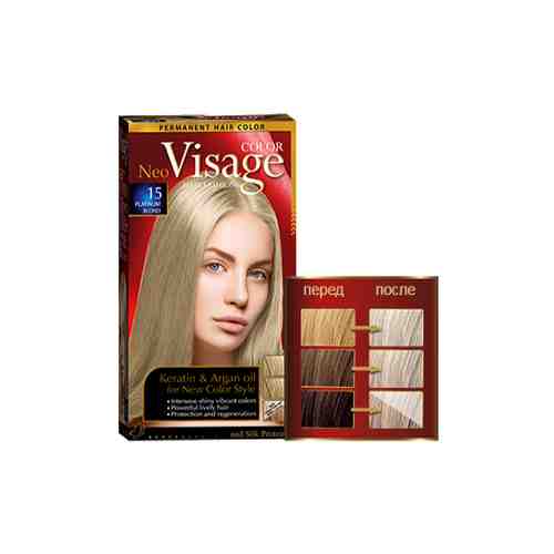 VISAGE Color Hair Fashion / Стойкая крем-краска для волос, оттенок 14 Светло-перламутровый русый / Light Pearl Blond