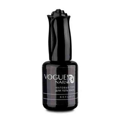 Vogue Nails, Топ матовый Вельвет, 18 мл