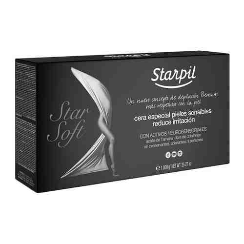 Воск в брикетах Белый Starpil Star Soft, 1000 гр